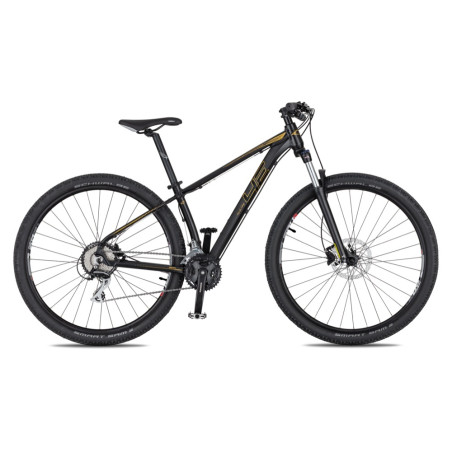 4EVER Melody 29" Lady 2023, vel. S, matt black/gold - dámské kolo