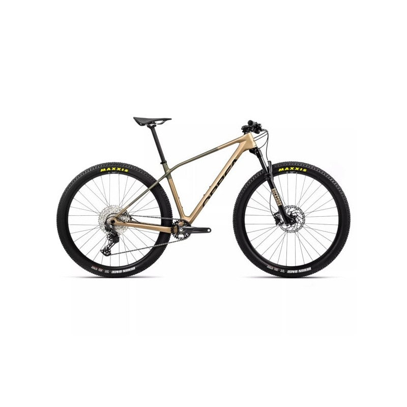 ORBEA Alma M50 2024  Baobab Brown - Green Gold - horské kolo