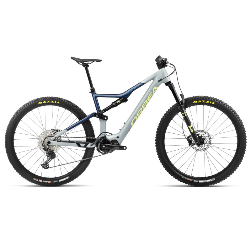 ORBEA Rise H30 2024 - Iceberg Grey-Moondust Blue - velikost L - MTB celoodpružené elektrokolo